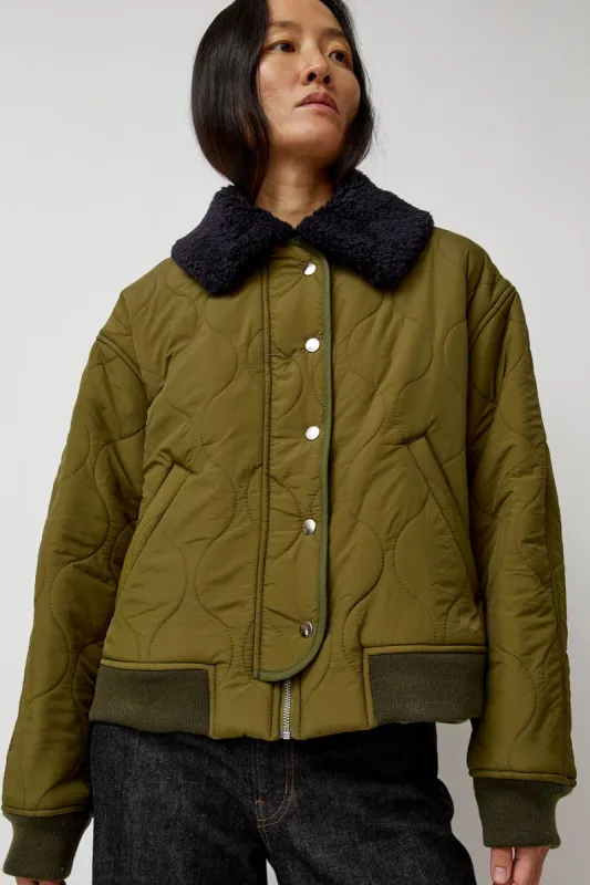 No.6 Landmark Jacket in Olive sold by No. 6
