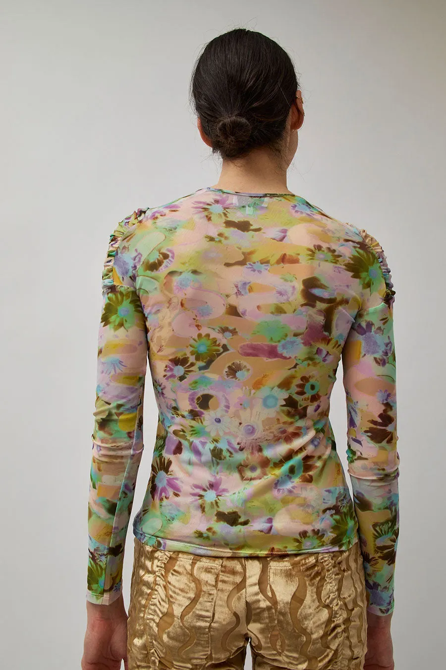 Collina Strada Arc Long Sleeve Top in Flower Puzzle sold by No. 6 product image thumbnail 5