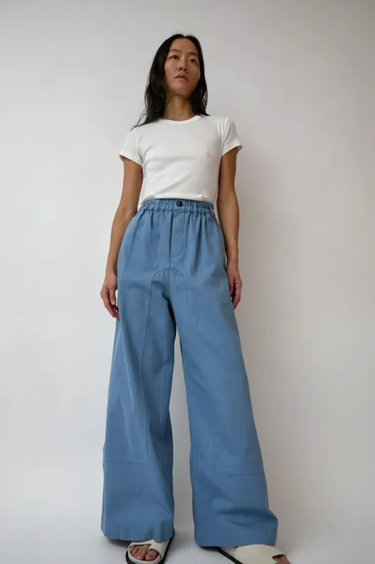 Atelier Delphine Dorian Pant in Stone Wash sold by No. 6