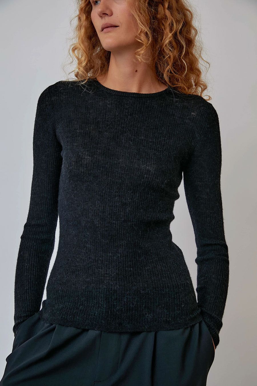 Rue Blanche Underlux Ribs in Black sold by No. 6 product image thumbnail 4