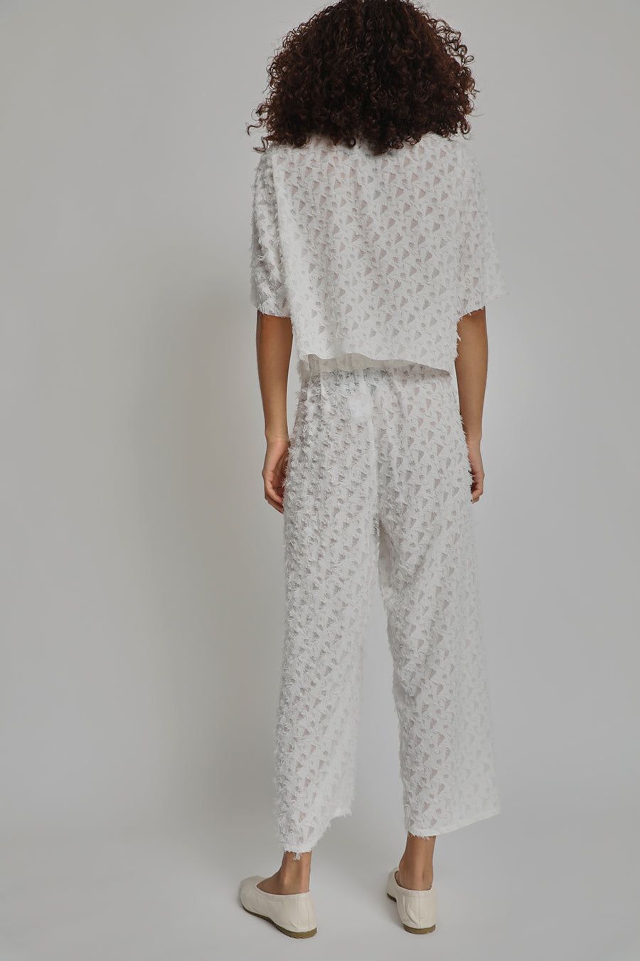 Vladimir Karaleev Fani Pant in White sold by No. 6 product image thumbnail 4