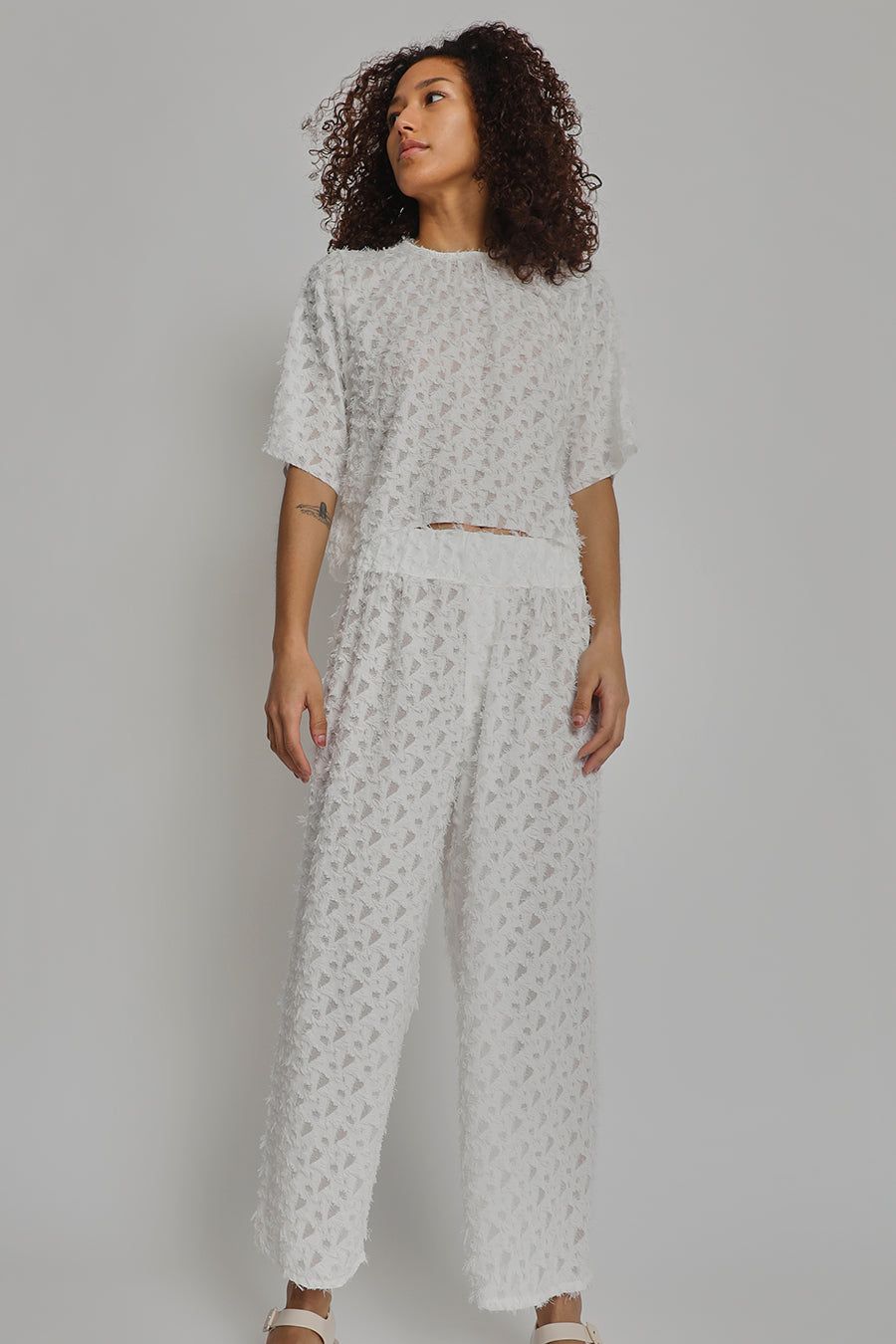Vladimir Karaleev Fani Pant in White sold by No. 6 product image thumbnail 2