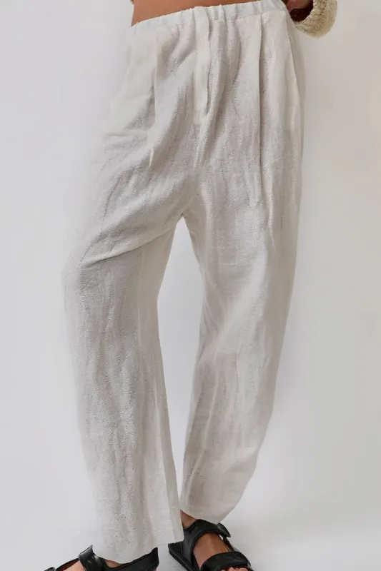 Boboutic Shell Trousers in Milk made by No. 6