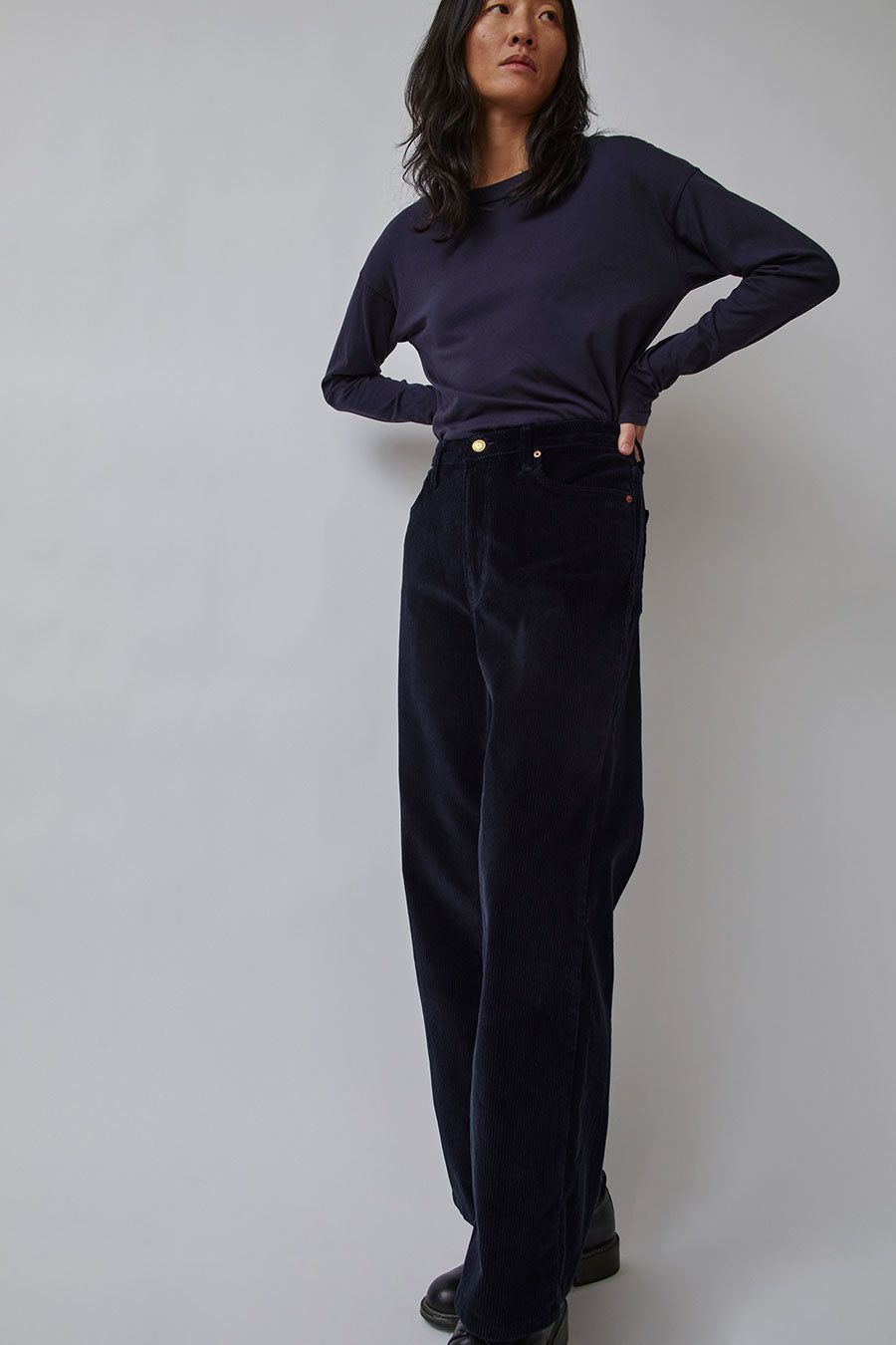 B Sides Elissa Jean in Marine Corduroy sold by No. 6 product image thumbnail 3