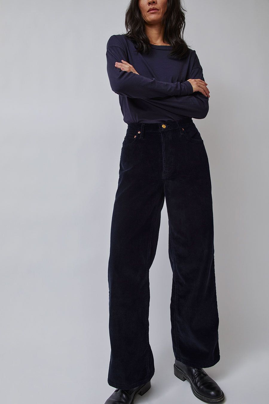 B Sides Elissa Jean in Marine Corduroy sold by No. 6