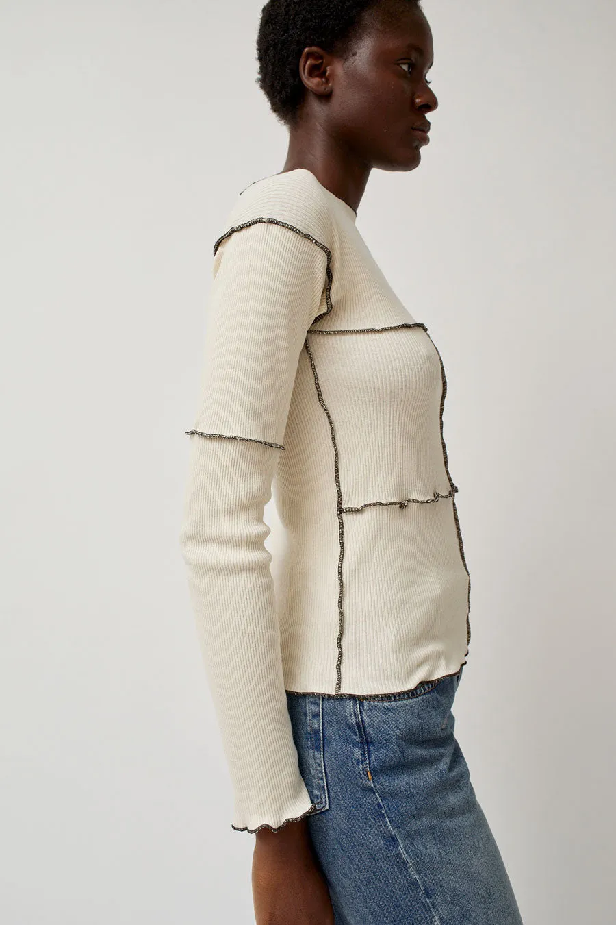 Baserange Cinder Longsleeve in Undyed sold by No. 6 product image thumbnail 3