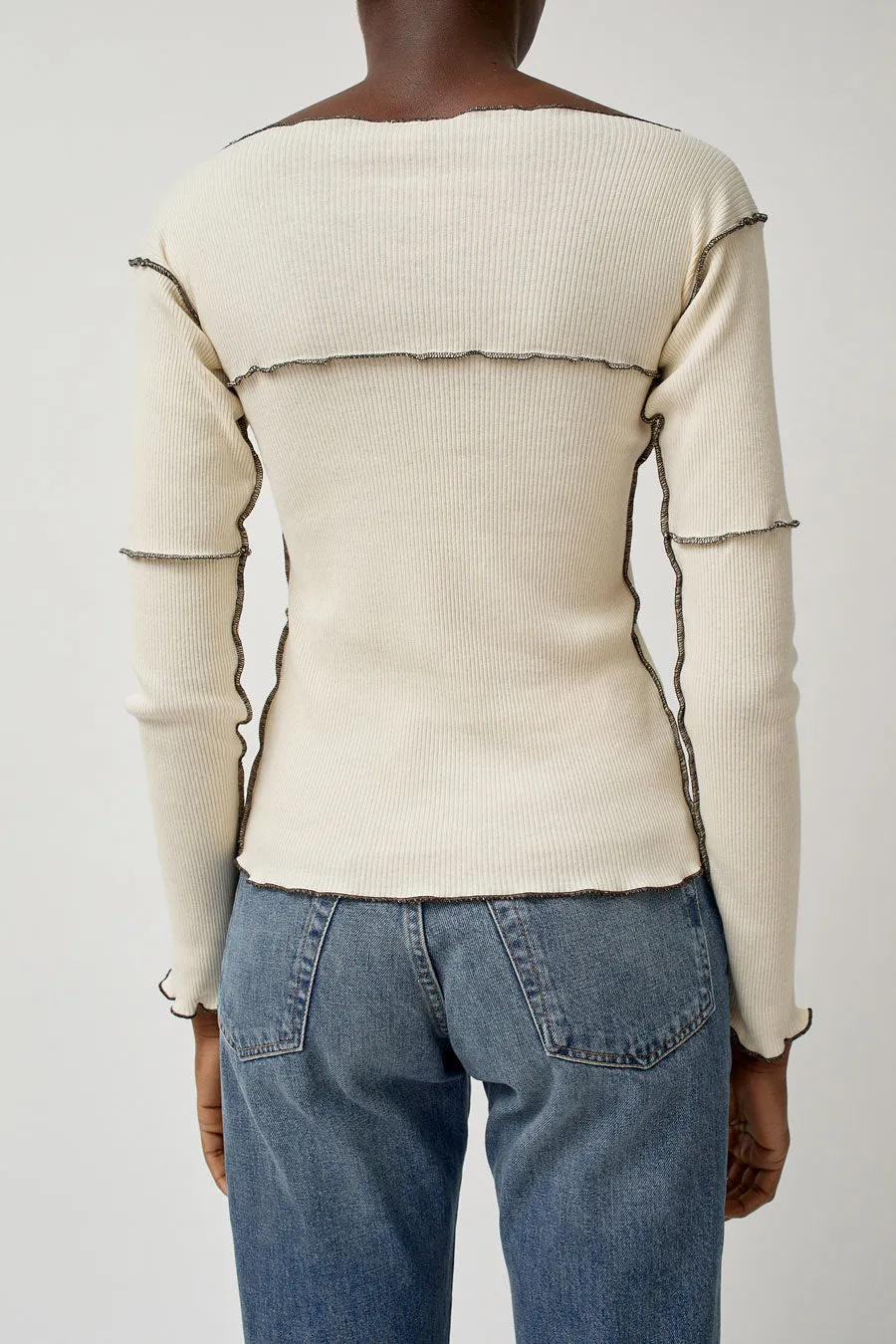 Baserange Cinder Longsleeve in Undyed sold by No. 6 product image thumbnail 4