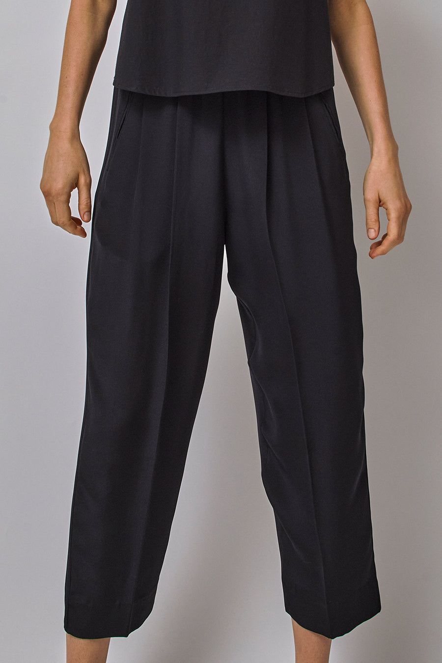 Modern Weaving Relaxed Trouser in Black sold by No. 6 product image thumbnail 3