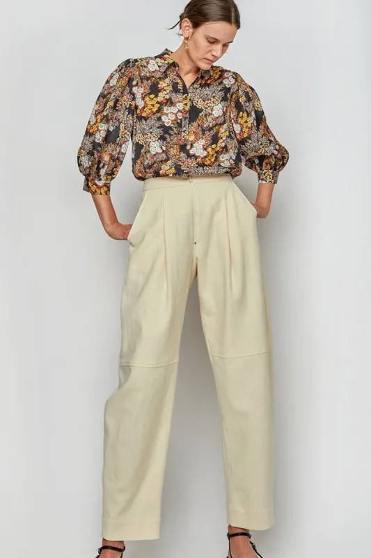 No.6 Cole Pant in Cream made by No. 6