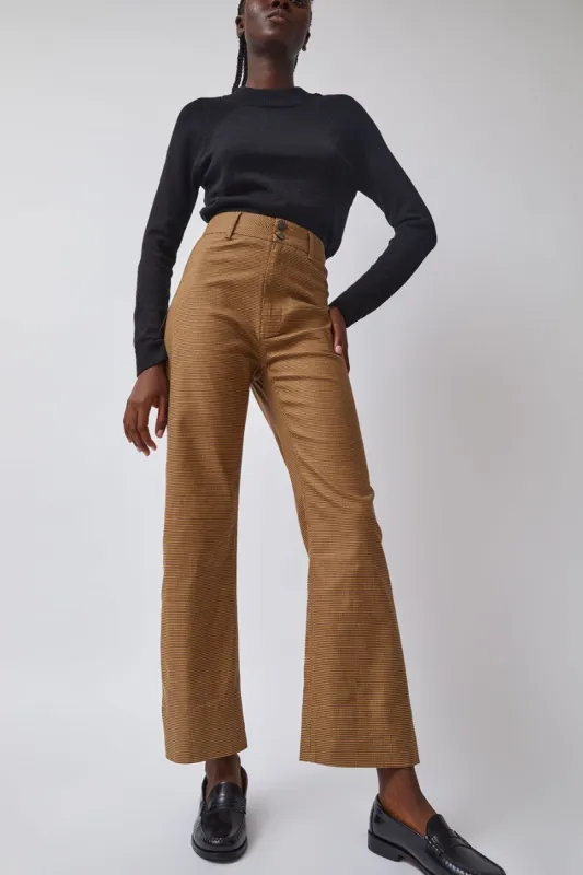 Maria Stanley Luna Pant in Houndstooth sold by No. 6