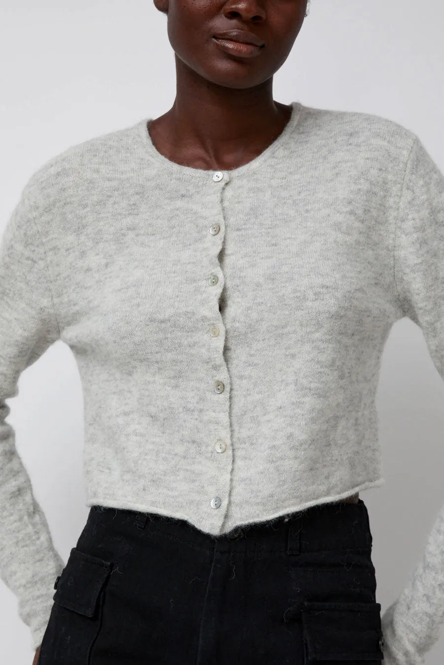 Nothing Written Kotte Alpaca Round Cardigan in Gray sold by No. 6 product image thumbnail 2