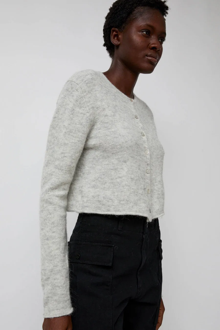 Nothing Written Kotte Alpaca Round Cardigan in Gray sold by No. 6 product image thumbnail 3