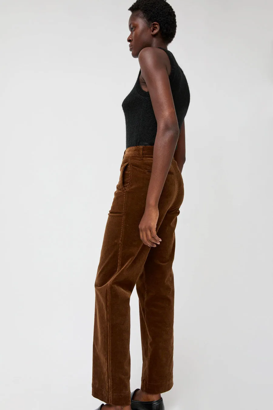 Nothing Written Corduroy Straight Pants in Brown sold by No. 6 product image thumbnail 5