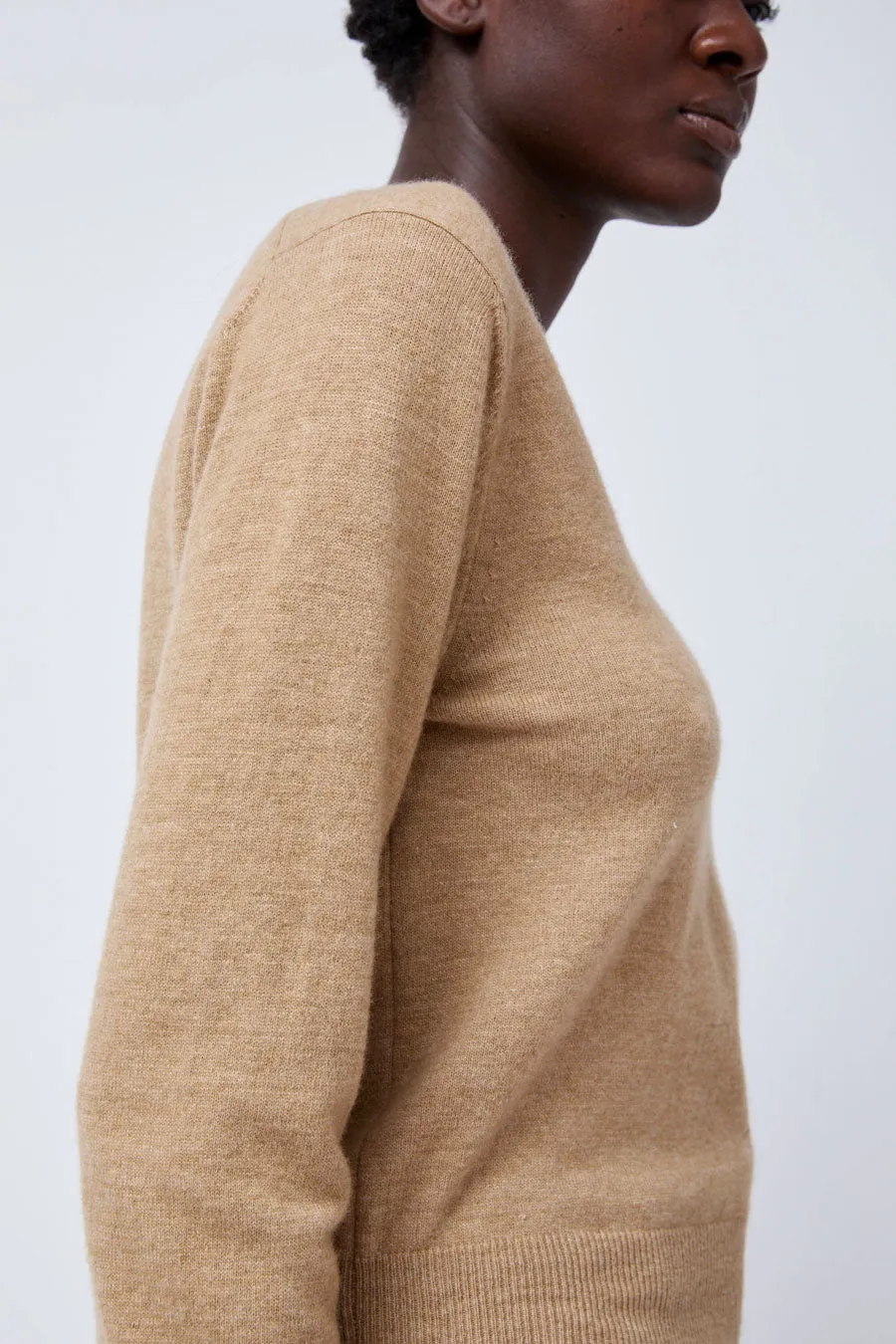 Nothing Written Hany Cashmere Knit in Camel sold by No. 6 product image thumbnail 2