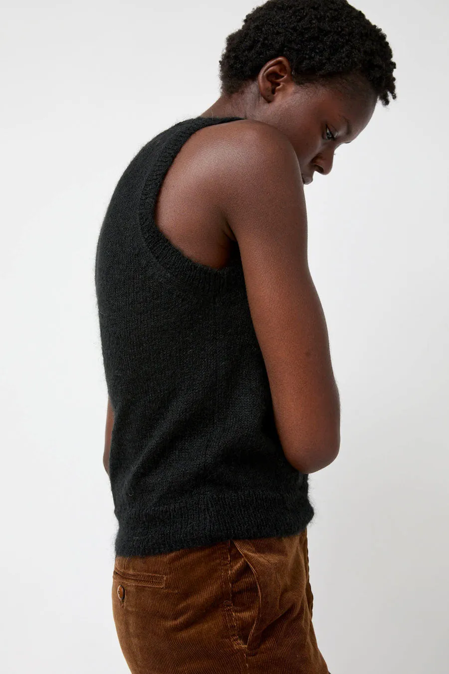 Nothing Written Carol U-Neck Vest in Black sold by No. 6 product image thumbnail 3