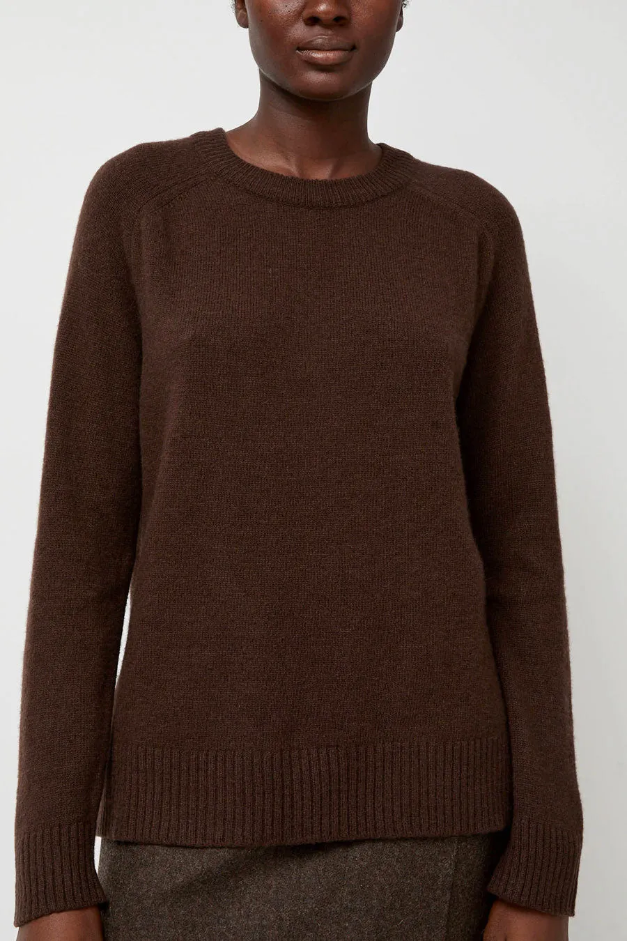 Mijeong Park Cashmere Blend Crewneck Knit in Brown sold by No. 6 product image thumbnail 3