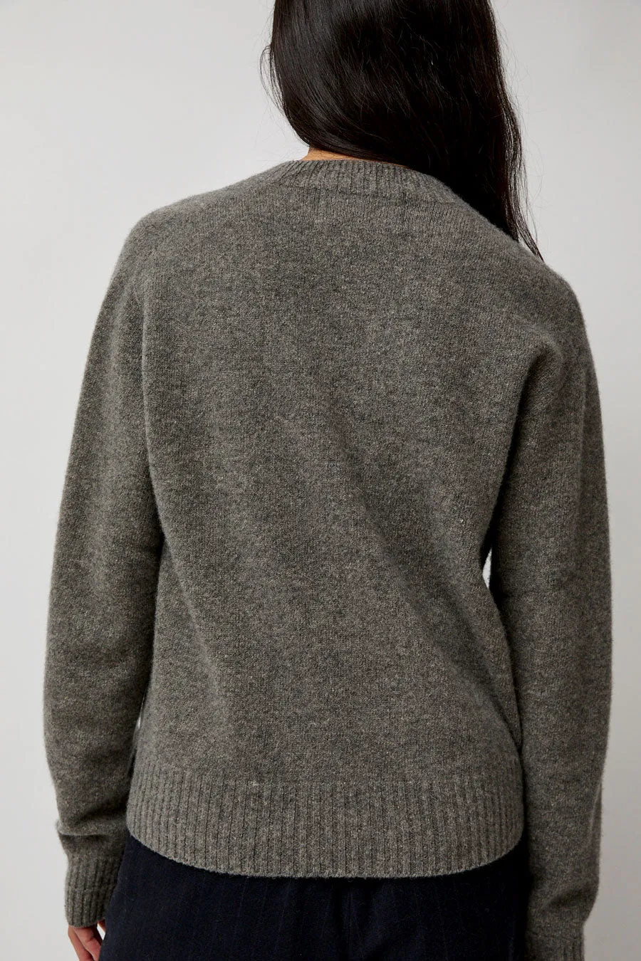 TONYWACK Cashmere Saddle Neck Sweater in Warm Grey sold by No. 6 product image thumbnail 4