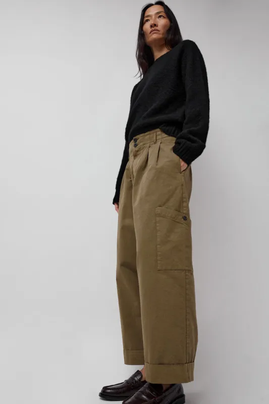 YMC Grease Trouser in Olive sold by No. 6
