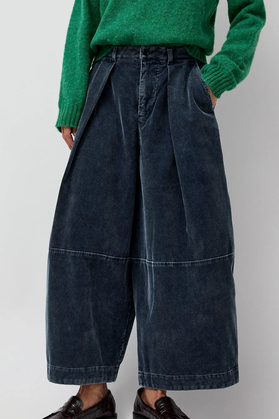 YMC Deadbeat Trouser in Blue sold by No. 6 product image thumbnail 2