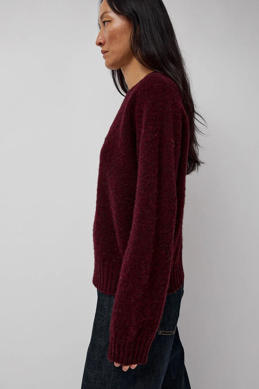 YMC Jets Crew Knit in Red Wizard sold by No. 6 product image thumbnail 3