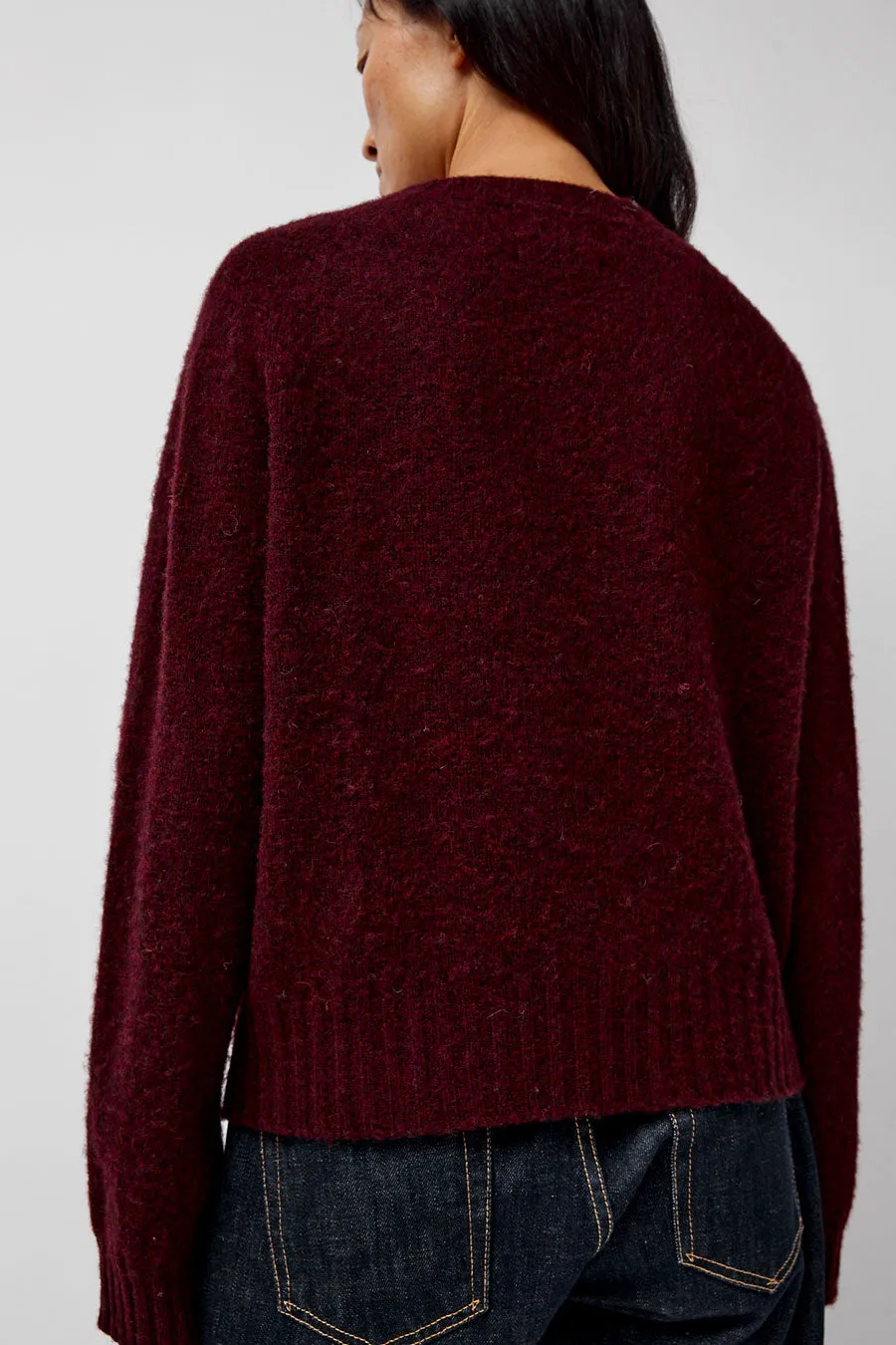 YMC Jets Crew Knit in Red Wizard sold by No. 6 product image thumbnail 5