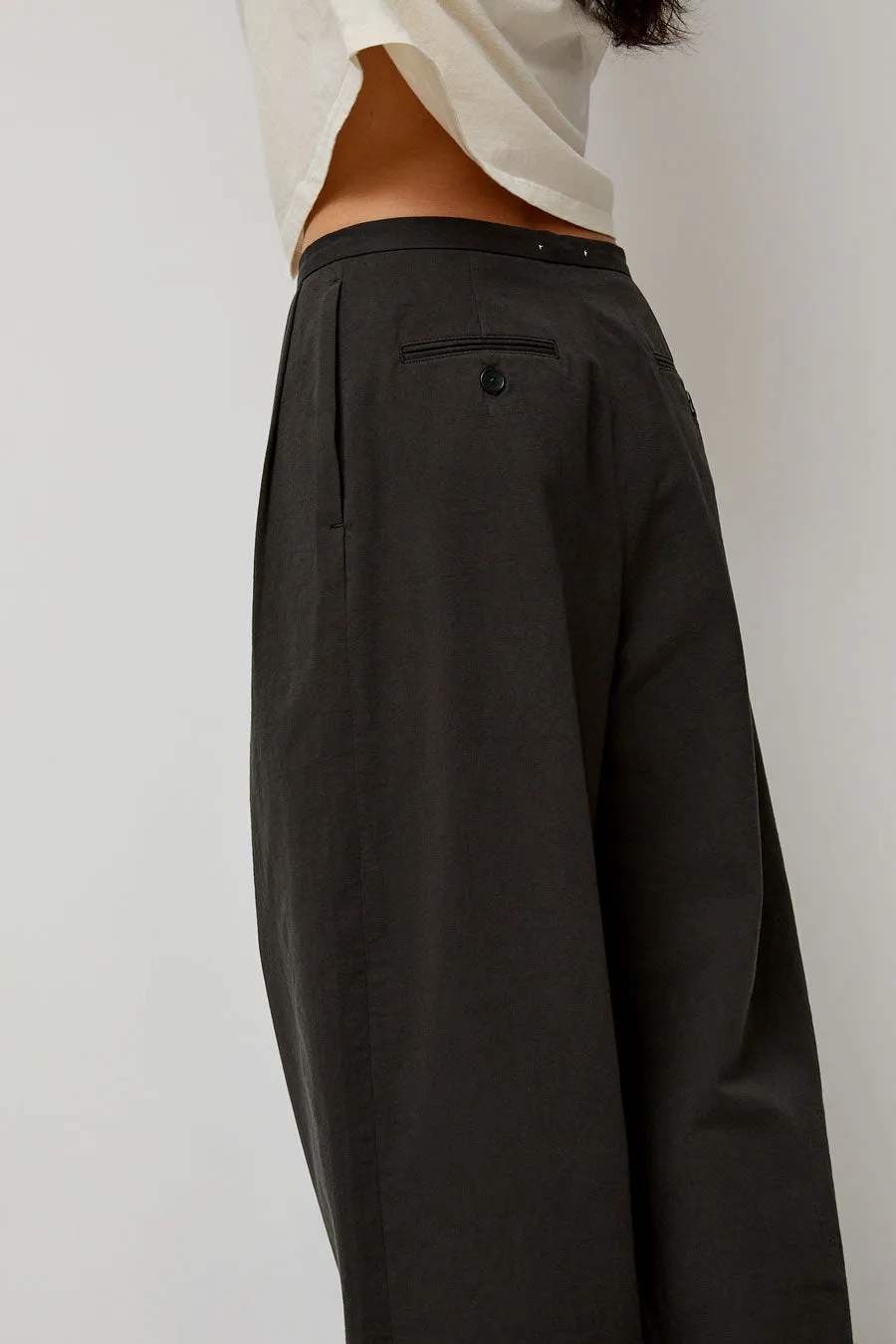 Black Crane Straight Trousers in Dark Grey sold by No. 6 product image thumbnail 3