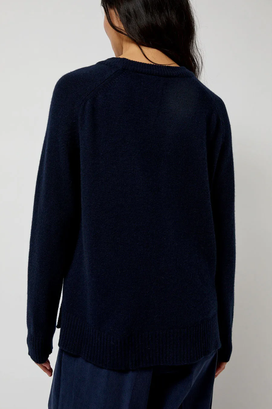 Mijeong Park Cashmere Blend Crewneck Knit in Navy sold by No. 6 product image thumbnail 5