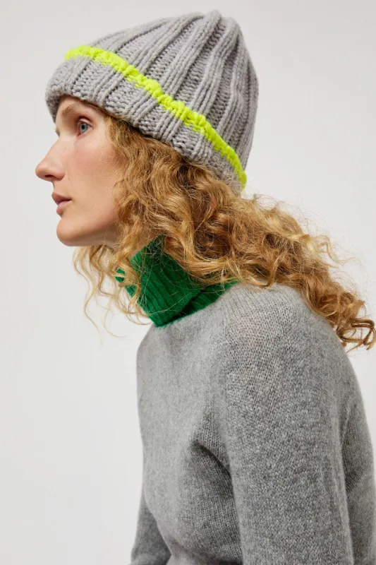 La Fetiche Benny in Grey and Neon Yellow sold by No. 6