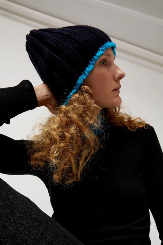 La Fetiche Benny in Navy and Electric Blue sold by No. 6