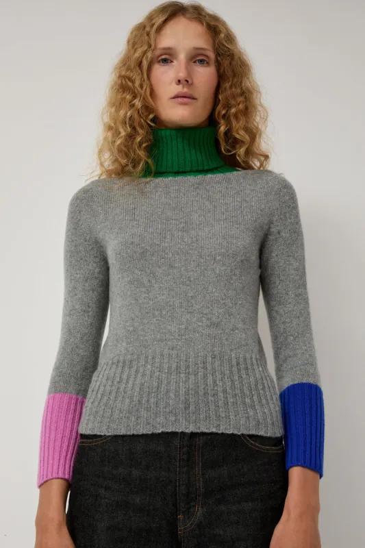 La Fetiche Rudi Mini in Grey Pink Green Blue made by No. 6