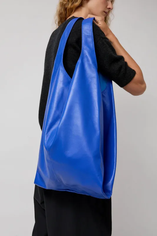Modern Weaving Oversize XL Shopper Bag in Electric Blue sold by No. 6