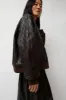 No.6 Theo Bomber in Brown Diamond sold by No. 6