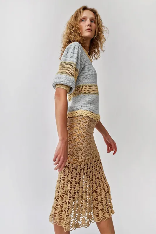 AYNI Maywa Skirt in Corn made by No. 6