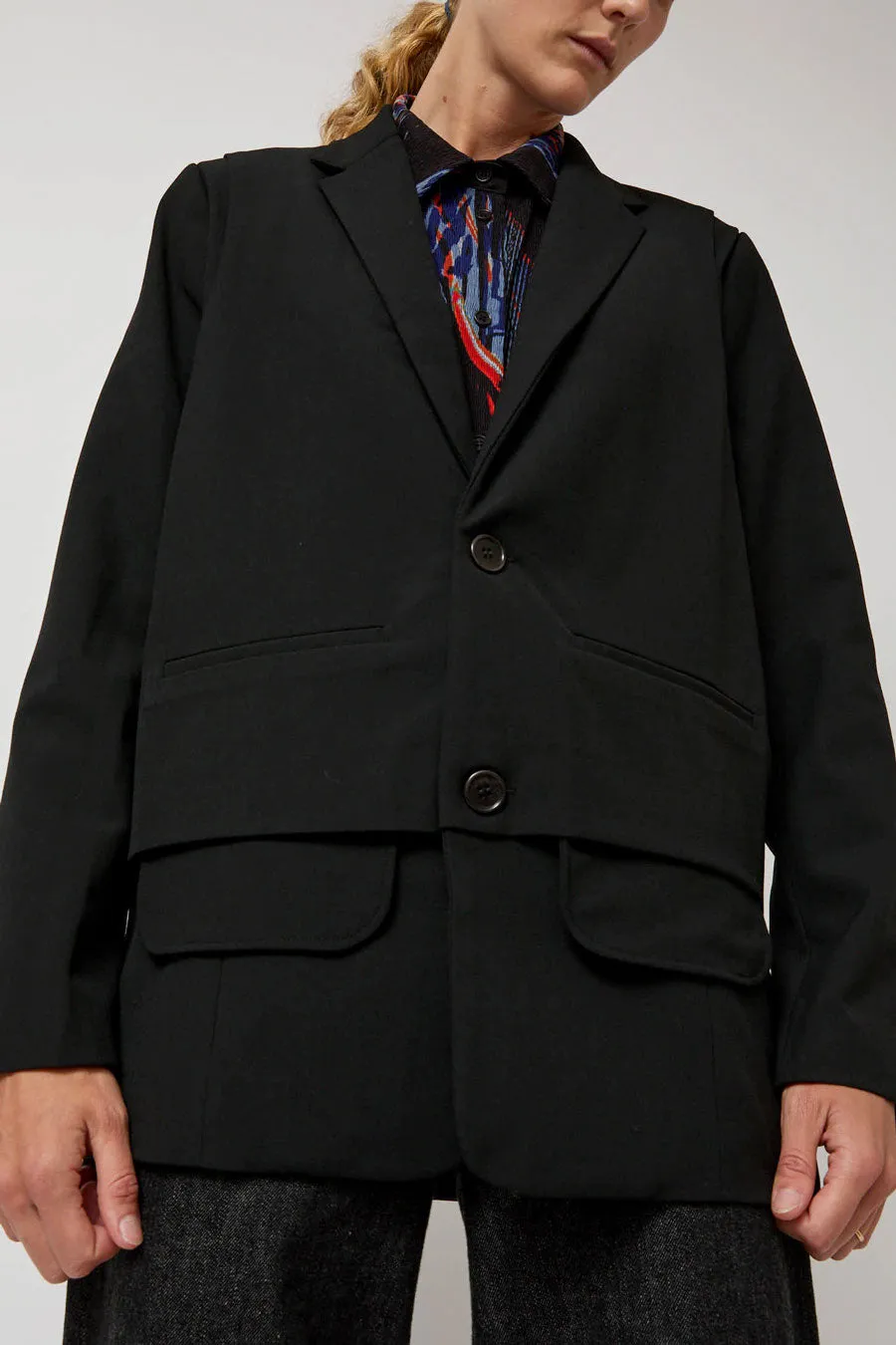 Henrik Vibskov Ants Blazer in Black sold by No. 6 product image thumbnail 2