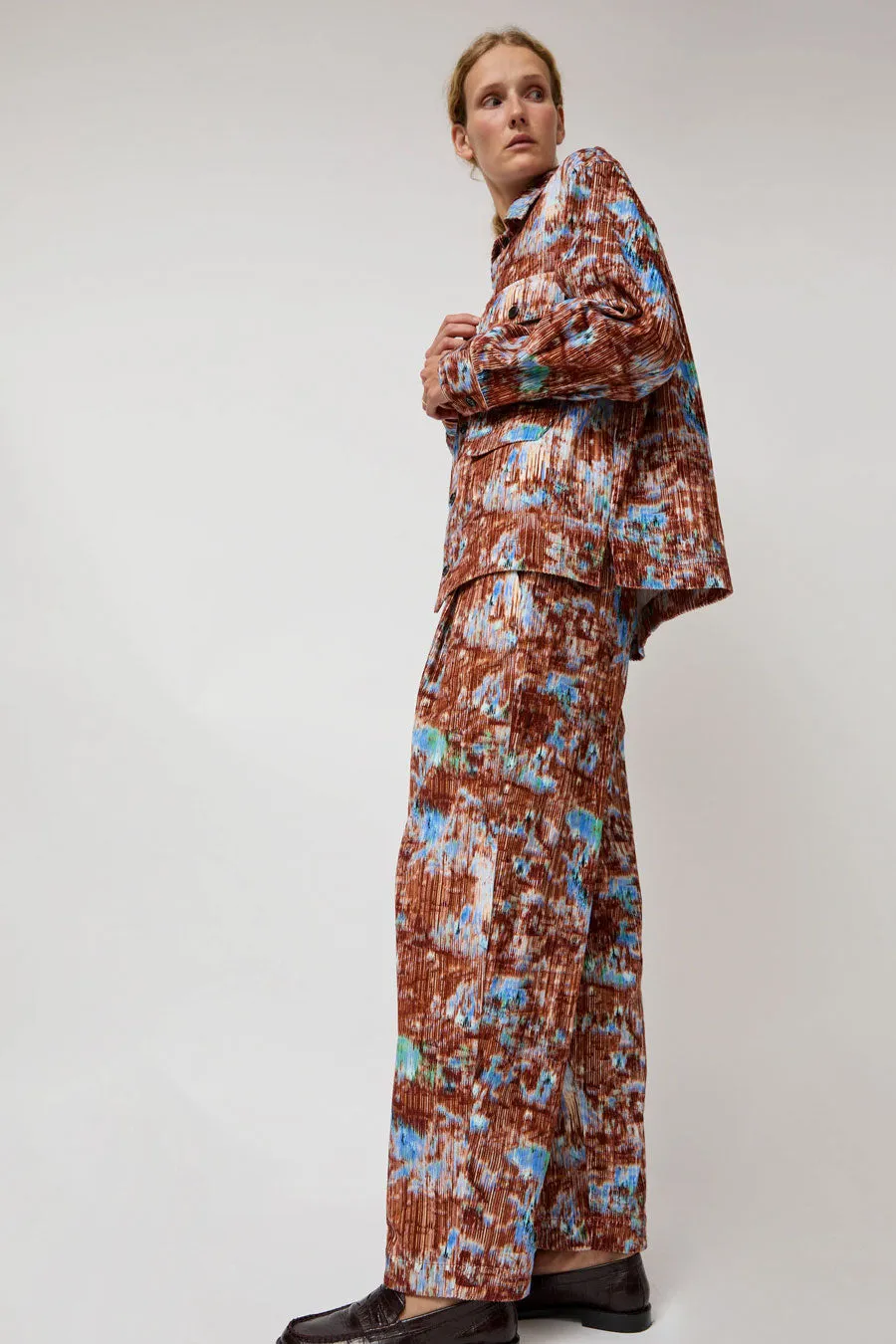 Henrik Vibskov Claus Pants in Brown Hay Field sold by No. 6 product image thumbnail 5