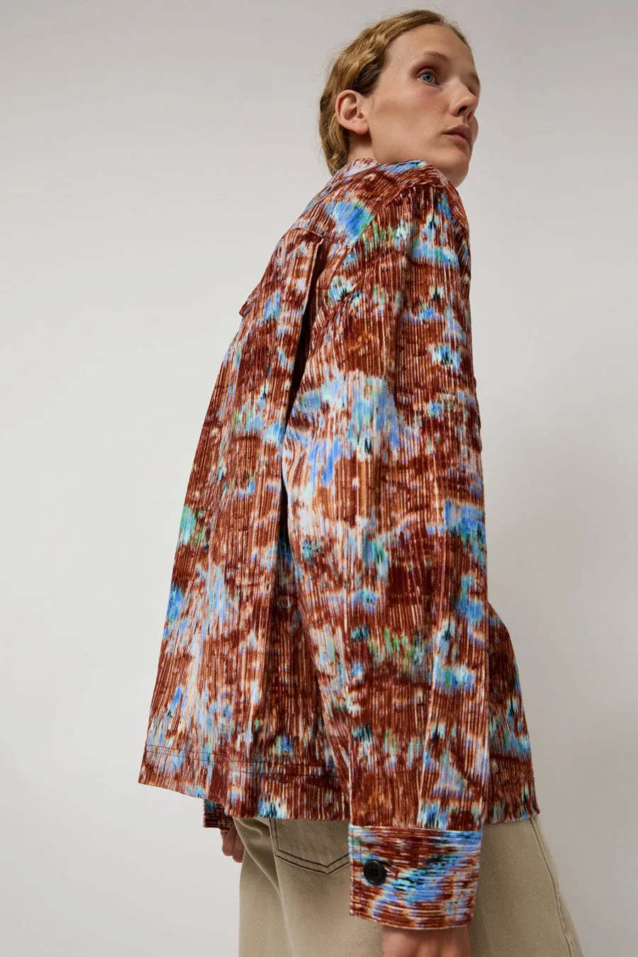 Henrik Vibskov Field Shirt in Brown Hay Field sold by No. 6 product image thumbnail 4