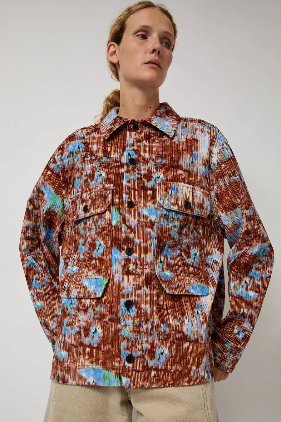 Henrik Vibskov Field Shirt in Brown Hay Field sold by No. 6 product image thumbnail 3