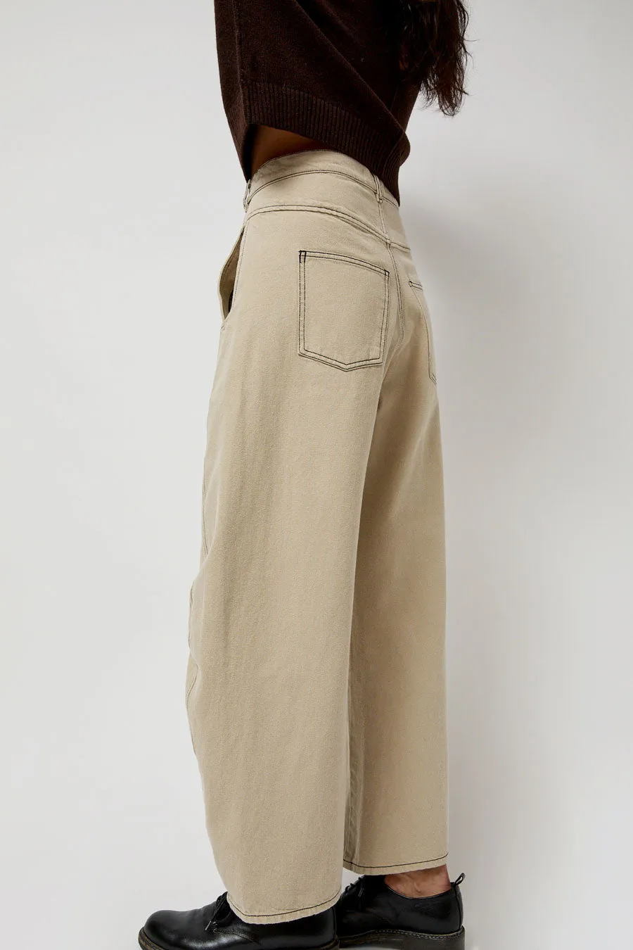 Henrik Vibskov Shade Denim Pants in Tan sold by No. 6 product image thumbnail 3