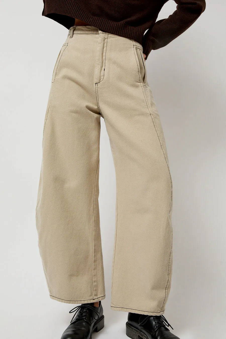 Henrik Vibskov Shade Denim Pants in Tan sold by No. 6 product image thumbnail 5