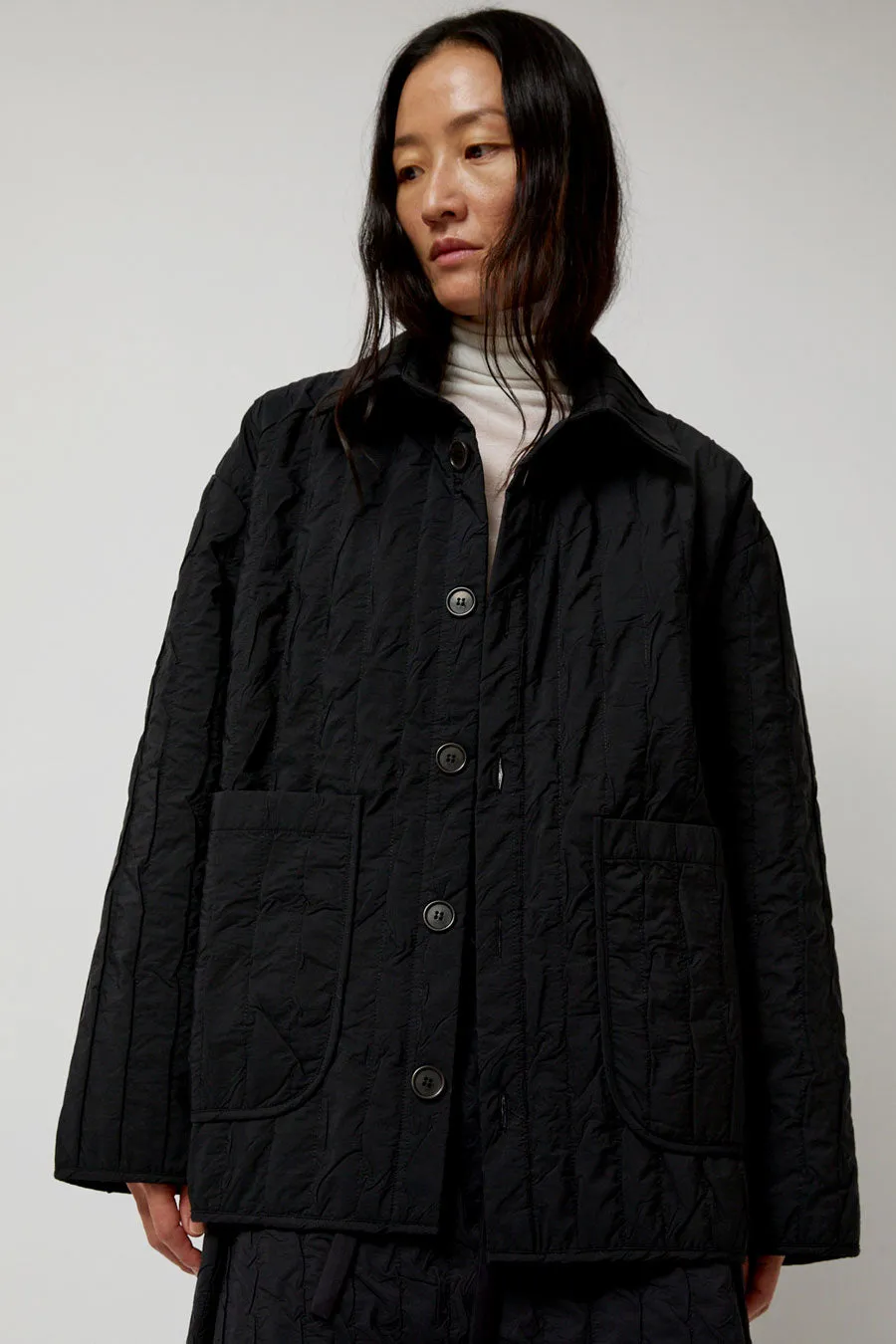 Henrik Vibskov Wheel Jacket in Black sold by No. 6