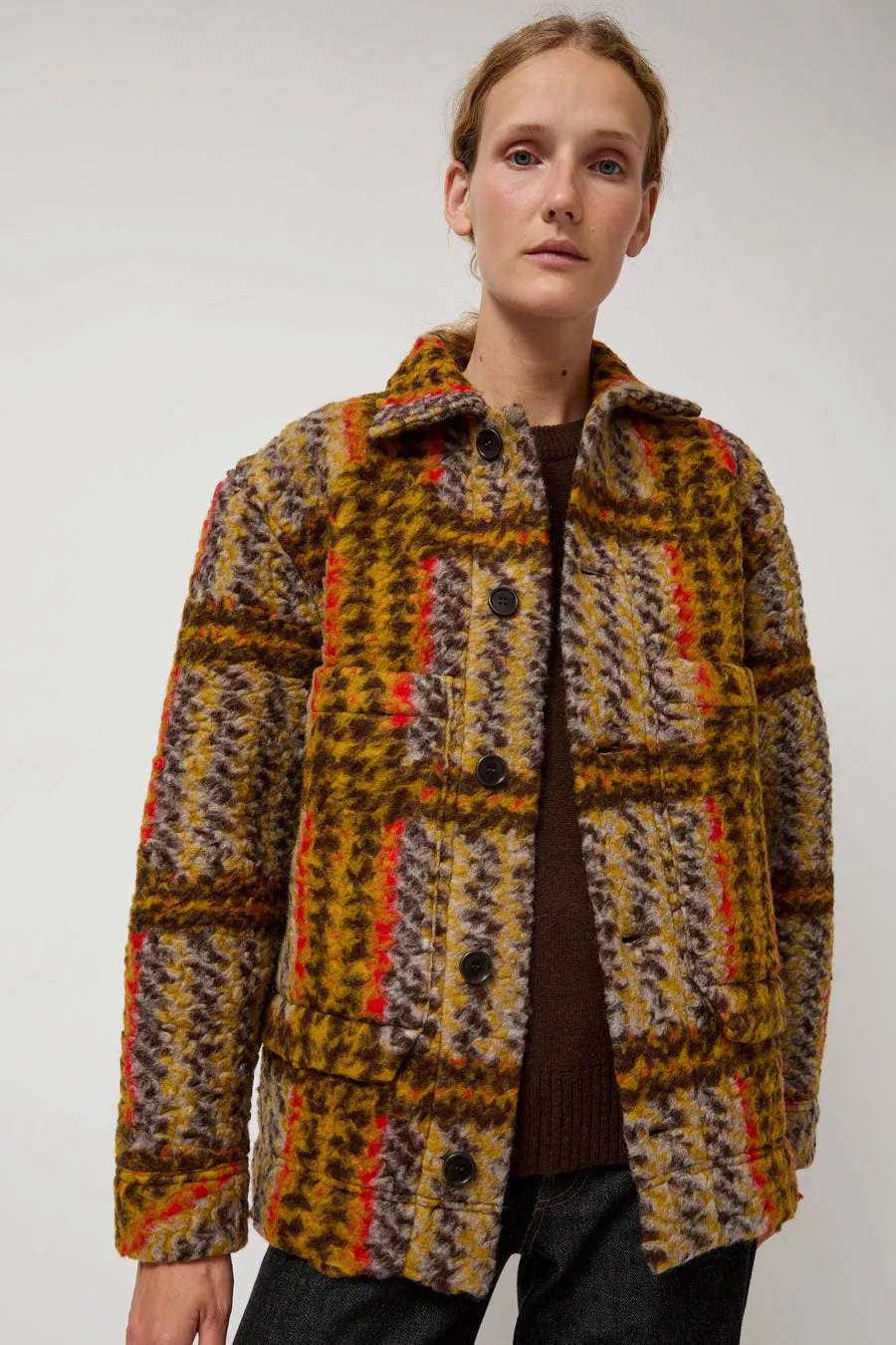 Henrik Vibskov Lamington Jacket in Multicolored Check sold by No. 6