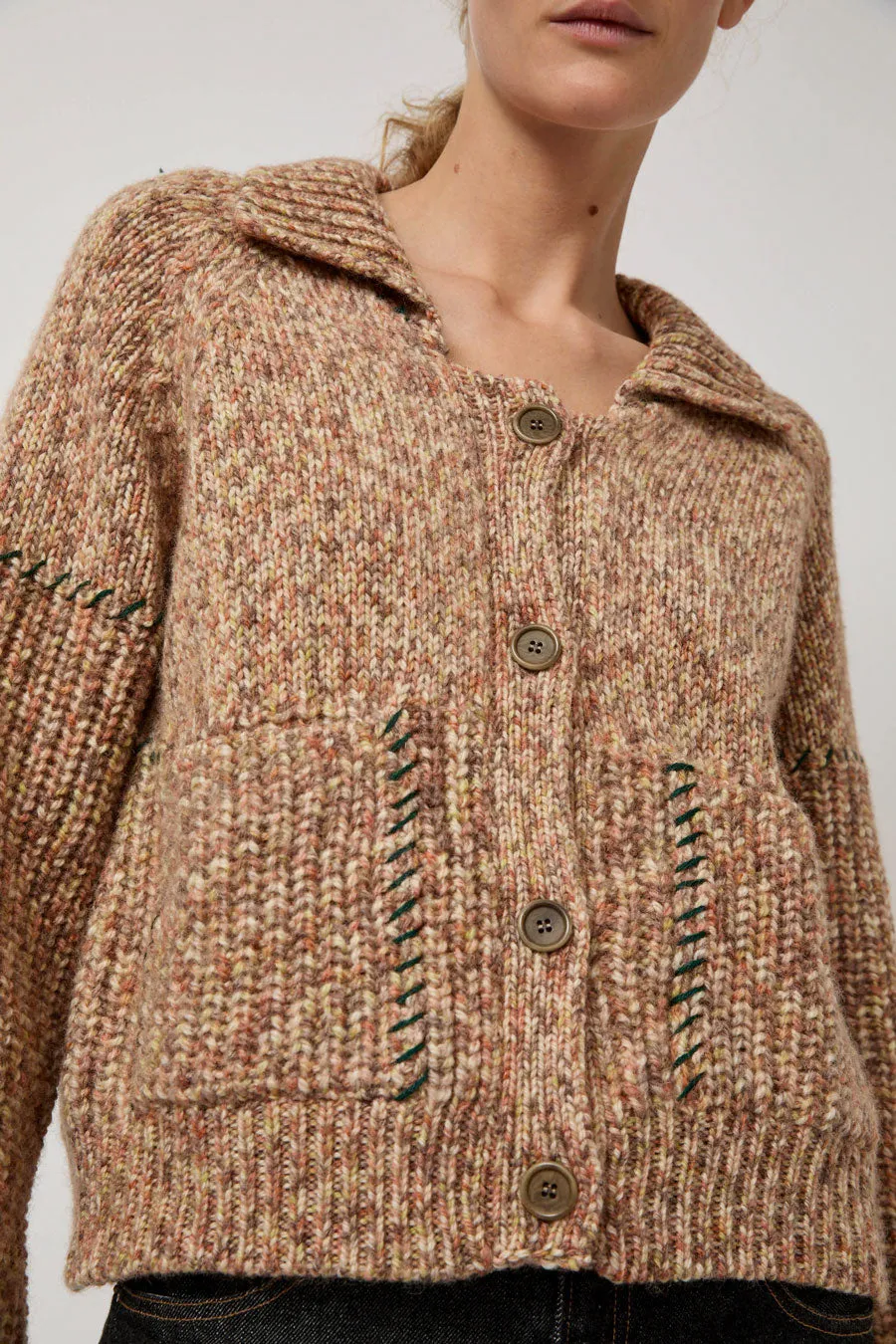 Henrik Vibskov Stitch Cardigan in Fall Mix sold by No. 6 product image thumbnail 3