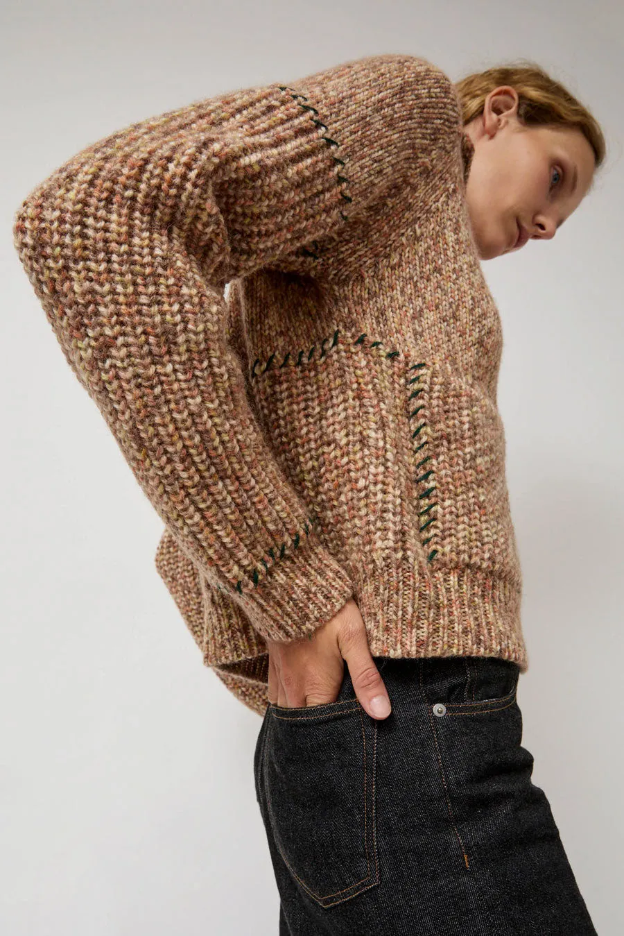 Henrik Vibskov Stitch Cardigan in Fall Mix sold by No. 6 product image thumbnail 2