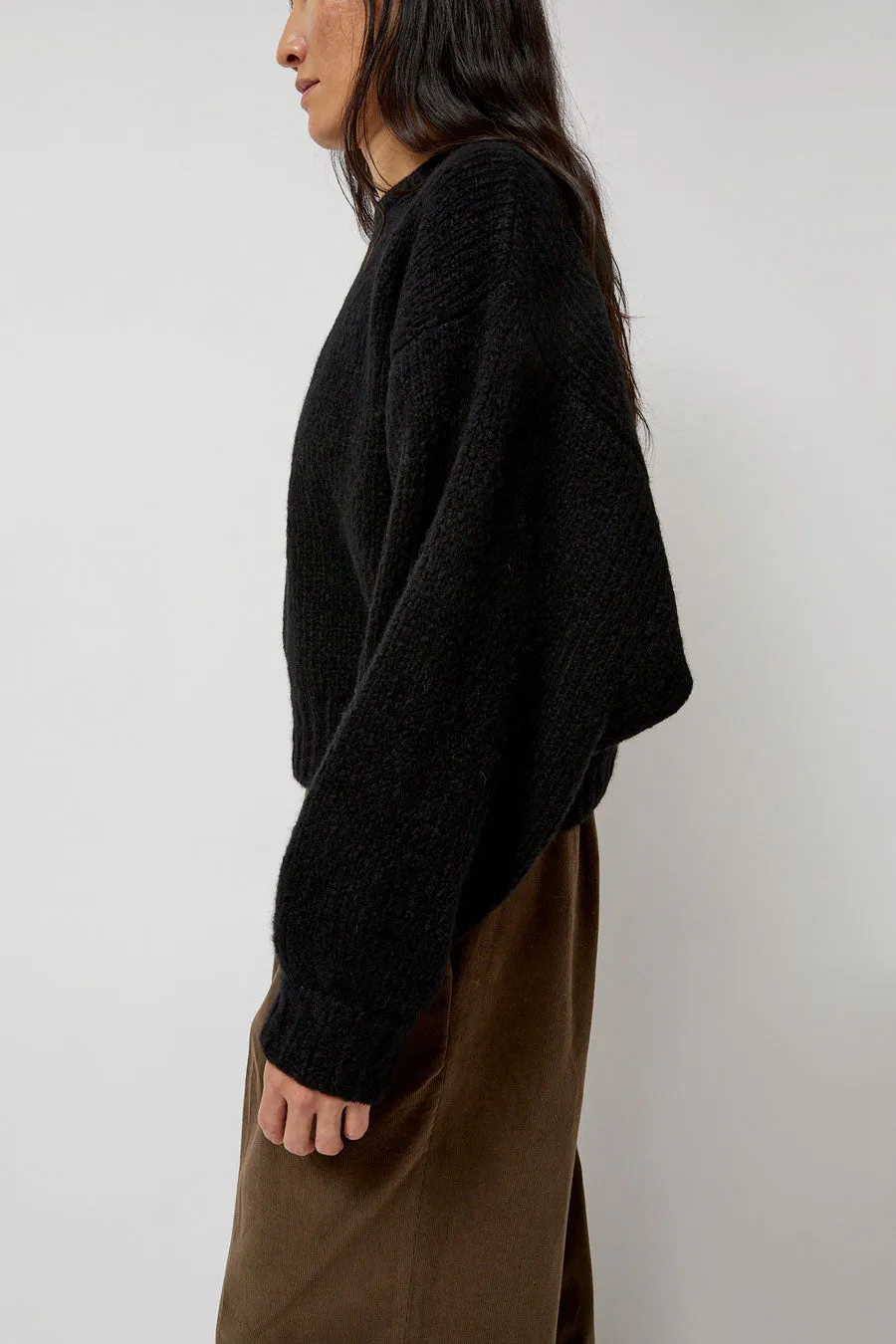 Atelier Delphine Balloon Sleeve Sweater in Black sold by No. 6 product image thumbnail 5