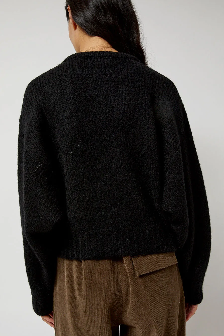 Atelier Delphine Balloon Sleeve Sweater in Black sold by No. 6 product image thumbnail 4