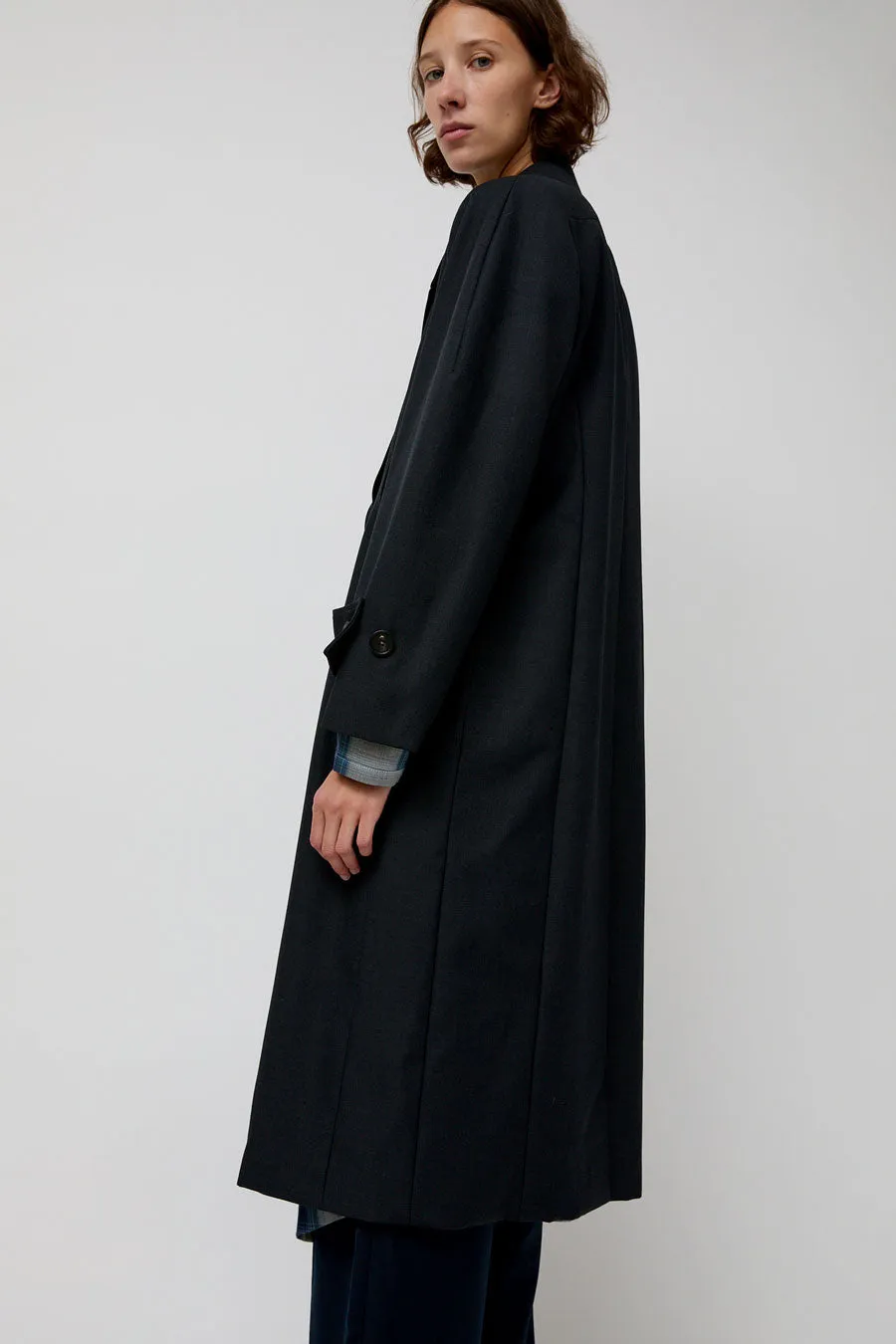 épingler Trigonal Fall Coat in Charcoal sold by No. 6 product image thumbnail 2