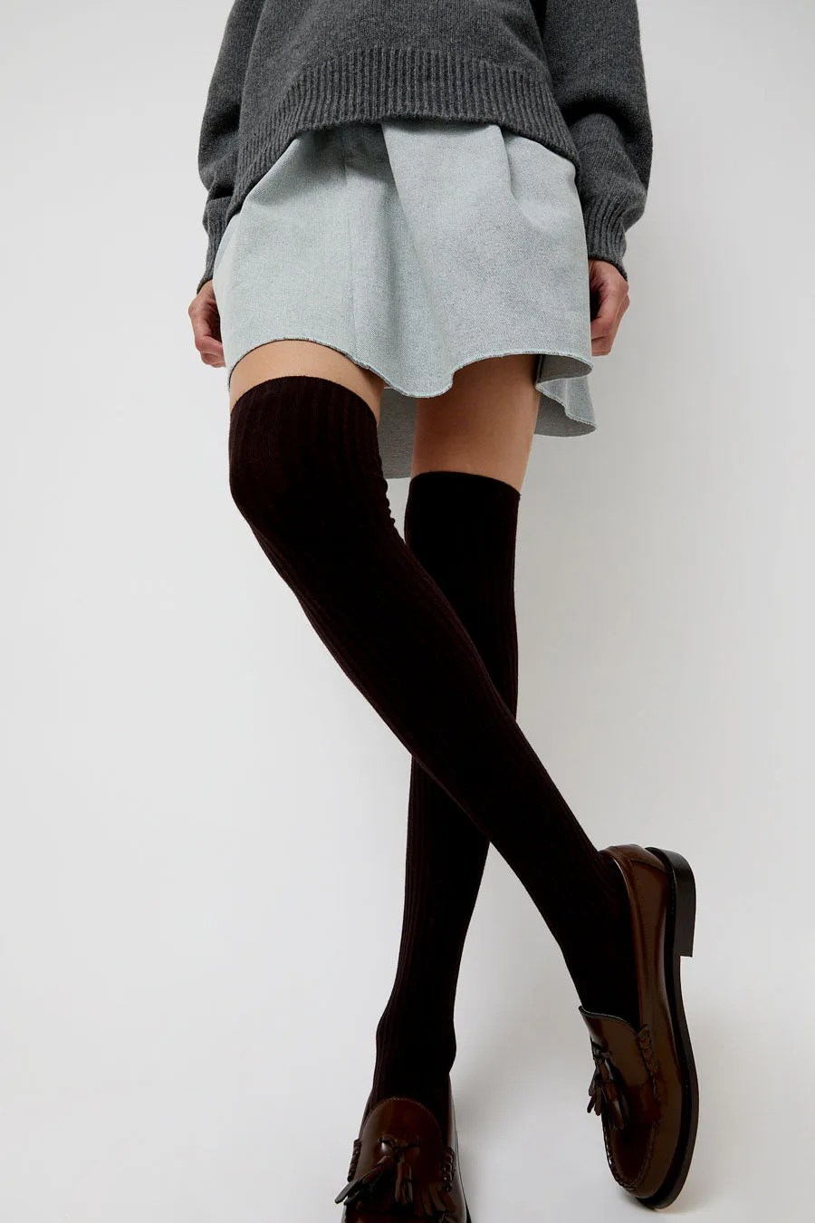 Baserange Overknee Socks in Tactile sold by No. 6