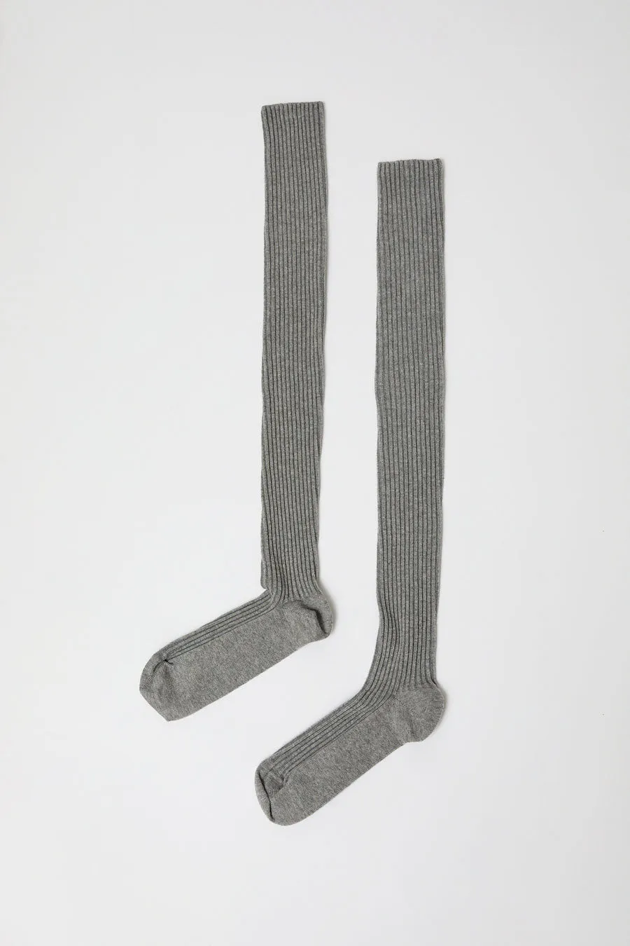 Baserange Overknee Socks in Grey Melange sold by No. 6 product image thumbnail 3