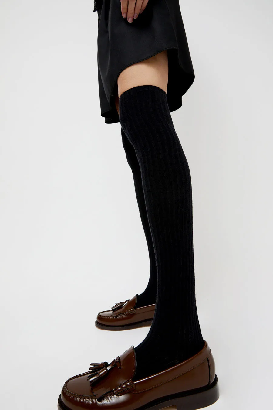 Baserange Overknee Socks in Black sold by No. 6 product image thumbnail 3