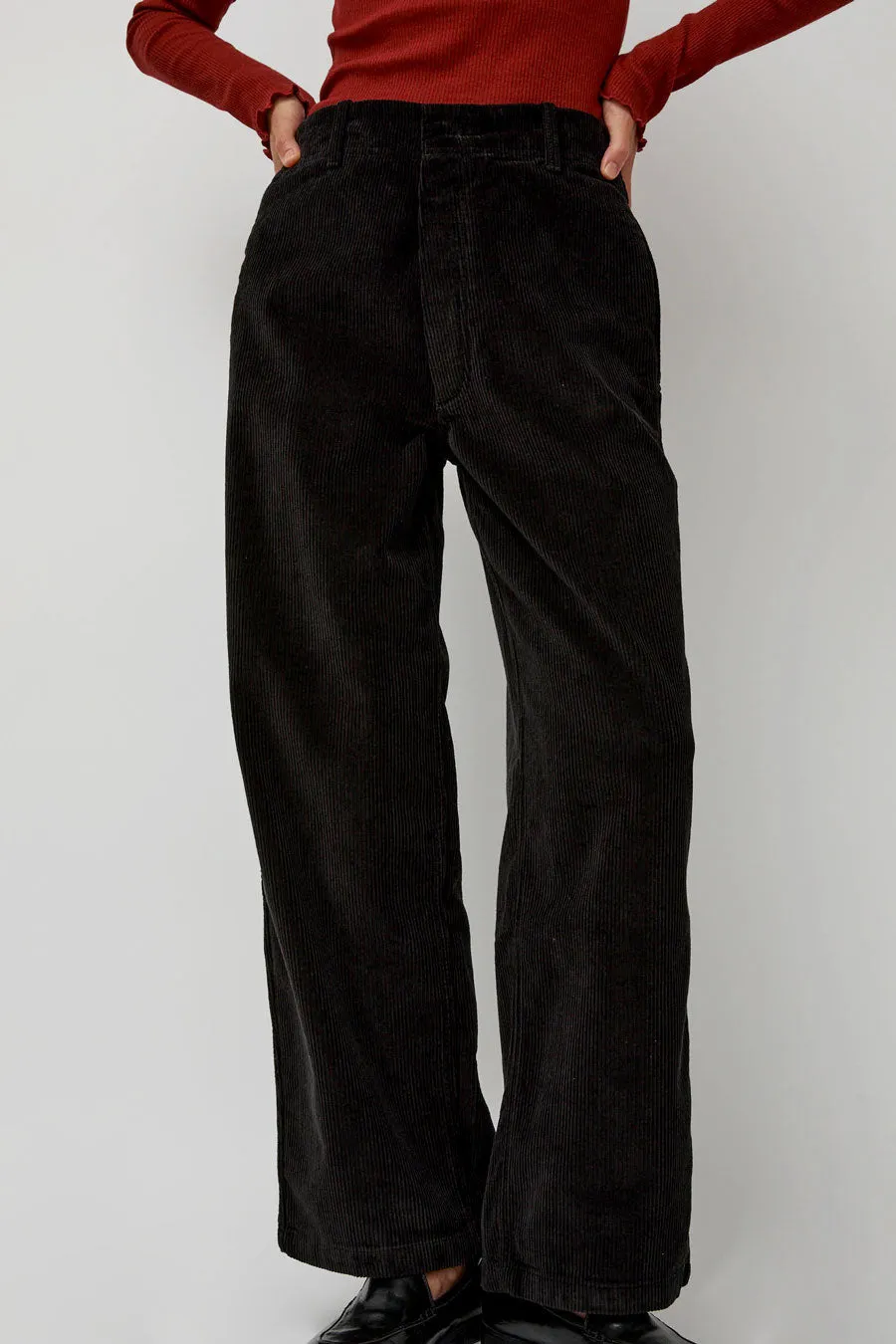 Baserange Altru Pants in Black Corduroy sold by No. 6 product image thumbnail 4